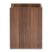 Baxton Studio Vanda Modern and Contemporary Two-Tone Walnut and Black Wood 1-Drawer Nightstand - BSOVDNT0014-Walnut/Black-NS