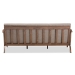 Baxton Studio Bianca Mid-Century Modern Walnut Wood Light Grey Fabric Tufted 3-Seater Sofa - BSOBianca-Light Grey/Walnut Brown-SF
