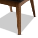 Baxton Studio Nexus Mid-Century Modern Walnut Wood Finishing Dark Fabric Dining Side Chair - BSOBBT5280-Dark Grey-H1217-20