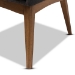 Baxton Studio Nexus Mid-Century Modern Walnut Wood Finishing Dark Grey Fabric Dining Armchair - BSOBBT5281-Dark Grey-H1217-20
