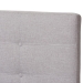 Baxton Studio Valencia Mid-Century Modern Greyish Beige Fabric Full Size Platform Bed - BSOBBT6662-Greyish Beige-Full
