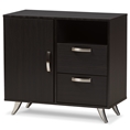Baxton Studio Warwick Modern and Contemporary Espresso Brown Finished Wood Sideboard
