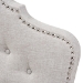 Baxton Studio Hilda Modern and Contemporary Greyish Beige Fabric Queen Size Headboard - BSOBBT6692-Greyish Beige-Queen HB-H1217-14