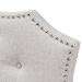 Baxton Studio Aurora Modern and Contemporary Greyish Beige Fabric Queen Size Headboard - BSOBBT6693-Greyish Beige-Queen HB-H1217-14