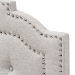 Baxton Studio Edith Modern and Contemporary Greyish Beige Fabric Twin Size Headboard - BSOBBT6695-Greyish Beige-Twin HB-H1217-14