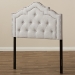 Baxton Studio Edith Modern and Contemporary Greyish Beige Fabric Twin Size Headboard - BSOBBT6695-Greyish Beige-Twin HB-H1217-14