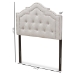 Baxton Studio Edith Modern and Contemporary Greyish Beige Fabric Twin Size Headboard - BSOBBT6695-Greyish Beige-Twin HB-H1217-14