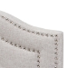 Baxton Studio Edith Modern and Contemporary Greyish Beige Fabric Queen Size Headboard - BSOBBT6695-Greyish Beige-Queen HB-H1217-14