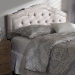 Baxton Studio Edith Modern and Contemporary Greyish Beige Fabric Queen Size Headboard - BSOBBT6695-Greyish Beige-Queen HB-H1217-14