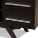 Baxton Studio Ashfield Mid-Century Modern Dark Brown Finished Wood TV Stand - BSOET 3515-01-Dark Brown-TV