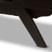 Baxton Studio Ashfield Mid-Century Modern Dark Brown Finished Wood TV Stand - BSOET 3515-01-Dark Brown-TV