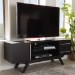 Baxton Studio Ashfield Mid-Century Modern Dark Brown Finished Wood TV Stand - BSOET 3515-01-Dark Brown-TV