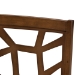 Baxton Studio Abilene Mid-Century Light Brown Fabric Upholstered and Walnut Brown Finished Dining Chair Set of 2 - BSORH3010C-Walnut/Light Brown-DC