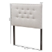 Baxton Studio Windsor Modern and Contemporary Greyish Beige Fabric Upholstered Twin Size Headboard - BSOBBT6691-Greyish Beige-Twin HB-H1217-14