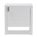 Baxton Studio Mandel Modern and Contemporary White Wood Nightstand - BSOHNS02-White-NS