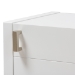 Baxton Studio Mandel Modern and Contemporary White Wood Nightstand - BSOHNS02-White-NS