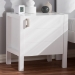 Baxton Studio Mandel Modern and Contemporary White Wood Nightstand - BSOHNS02-White-NS