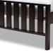 Baxton Studio Harlan Modern Classic Mission Style Dark Brown-Finished Wood Twin Platform Bed with Trundle - BSOHT1701-Espresso Brown-Twin-TRDL
