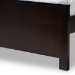 Baxton Studio Catalina Modern Classic Mission Style Dark Brown-Finished Wood Full Platform Bed - BSOHT1702-Espresso Brown-Full