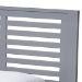 Baxton Studio Sedona Modern Classic Mission Style Grey-Finished Wood Twin Platform Bed - BSOHT1704-Grey-Twin