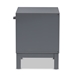 Baxton Studio Deirdre Modern and Contemporary Grey Wood 1-Drawer Nightstand - BSOHNS01-Grey-NS