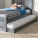 Baxton Studio Payton Modern and Contemporary Grey-Finished Twin Trundle - BSOHT-Grey-Trundle