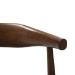Baxton Studio Winton Mid-Century Modern Walnut Wood Dining Chair Set of 2 - BSORT514-CHR