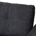 Baxton Studio Lianna Modern and Contemporary Dark Grey Fabric Upholstered Sectional Sofa - BSOR8068-Dark Grey-Rev-SF