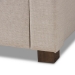 Baxton Studio Aurelie Modern and Contemporary Light Beige Fabric Upholstered Queen Size Storage Bed - BSOCF8622-D-Light Beige-Queen