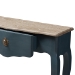 Baxton Studio Mazarine Classic and Provincial Blue Spruce Finished Console Table - BSOCES11-Blue Spruce-ST