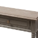 Baxton Studio Noemie Country Cottage Farmhouse Brown Finished 1-Drawer Console Table - BSOROB11-Brown-ST