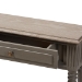 Baxton Studio Noemie Country Cottage Farmhouse Brown Finished 1-Drawer Console Table - BSOROB11-Brown-ST
