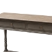 Baxton Studio Noemie Country Cottage Farmhouse Brown Finished 2-Drawer Console Table - BSOROB10-Brown-ST