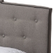 Baxton Studio Vivienne Modern and Contemporary Light Grey Fabric Upholstered Full Size Bed - BSOCF8747-P-Light Grey-Full
