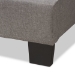 Baxton Studio Vivienne Modern and Contemporary Light Grey Fabric Upholstered Full Size Bed - BSOCF8747-P-Light Grey-Full