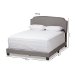 Baxton Studio Odette Modern and Contemporary Light Grey Fabric Upholstered Full Size Bed - BSOCF8747-S-Light Grey-Full