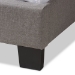 Baxton Studio Odette Modern and Contemporary Light Grey Fabric Upholstered Full Size Bed - BSOCF8747-S-Light Grey-Full