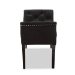 Baxton Studio Chandelle Luxe and Contemporary Black Velvet Upholstered Bench - BSOWS-5809-Black-Bench