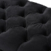 Baxton Studio Chandelle Luxe and Contemporary Black Velvet Upholstered Bench - BSOWS-5809-Black-Bench