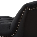 Baxton Studio Chandelle Luxe and Contemporary Black Velvet Upholstered Bench - BSOWS-5809-Black-Bench