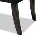 Baxton Studio Chandelle Luxe and Contemporary Black Velvet Upholstered Bench - BSOWS-5809-Black-Bench
