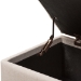 Baxton Studio Michaela Modern and Contemporary Beige Fabric Upholstered Storage Ottoman - BSOWS-20091-Beige-OTTO