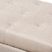 Baxton Studio Michaela Modern and Contemporary Beige Fabric Upholstered Storage Ottoman - BSOWS-20091-Beige-OTTO