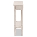 Baxton Studio Ariella Country Cottage Farmhouse Whitewashed 1-Drawer Console Table - BSORAM19-Whitewashed-ST