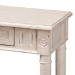 Baxton Studio Ariella Country Cottage Farmhouse Whitewashed 1-Drawer Console Table - BSORAM19-Whitewashed-ST