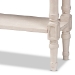 Baxton Studio Ariella Country Cottage Farmhouse Whitewashed 1-Drawer Console Table - BSORAM19-Whitewashed-ST