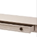 Baxton Studio Ariella Country Cottage Farmhouse Whitewashed 1-Drawer Console Table - BSORAM13-Whitewashed-ST