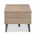 Baxton Studio Pierre Mid-Century Modern Oak and Light Grey Finished Wood Coffee Table - BSOSECFT3001-Hana Oak/Light Grey-CT