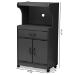 Baxton Studio Tannis Modern and Contemporary Dark Grey Finished Kitchen Cabinet - BSOWS883150-Dark Grey