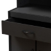 Baxton Studio Tannis Modern and Contemporary Dark Grey Finished Kitchen Cabinet - BSOWS883150-Dark Grey